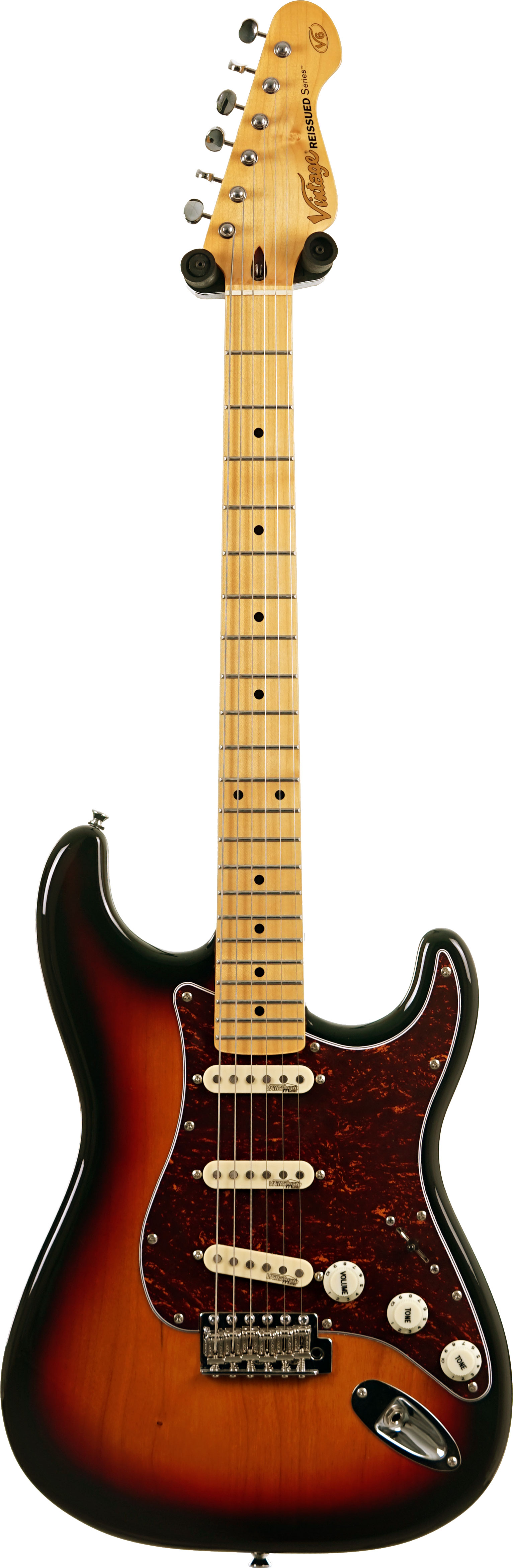 Vintage V6M ReIssued Sunset Sunburst Maple Fingerboard (Ex-Demo) #J2024050087