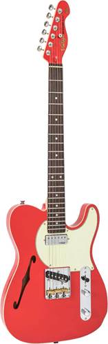 Vintage V72FR V72 ReIssued Electric Guitar Firenza Red