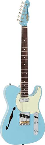 Vintage V72LB V72 ReIssued Electric Guitar Laguna Blue