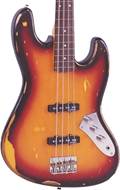 Vintage V74 Icon Fretless Bass Sunset Sunburst