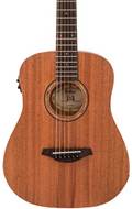 Vintage Mahogany Series Travel Electro-Acoustic Guitar Satin Mahogany