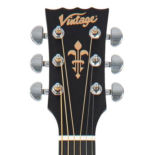 Vintage Stage Series Grand Auditorium Cutaway Electro-Acoustic Guitar Natural Vintage Stage Series Grand Auditorium Cutaway Electro-Acoustic Guitar Natural