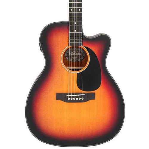 Vintage VEC300SB Folk Cutaway Electro Guitar Sunburst Vintage VEC300SB Folk Cutaway Electro Guitar Sunburst
