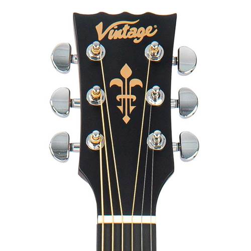 Vintage VEC300SB Folk Cutaway Electro Guitar Sunburst Vintage VEC300SB Folk Cutaway Electro Guitar Sunburst