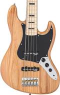 Vintage VJ75MNAT VJ75 ReIssued 5 String Bass Maple Fingerboard Natural Ash