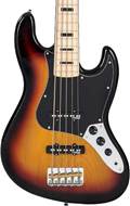 Vintage VJ75 ReIssued 5 String Bass Maple Fingerboard Sunburst