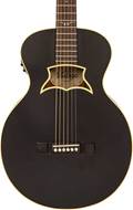 Vintage VRA900EA Raven By Paul Brett Electro Acoustic Guitar Satin Black