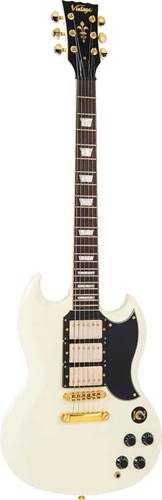Vintage VS63 ReIssued Electric Guitar Vintage White Vintage VS63 ReIssued Electric Guitar Vintage White
