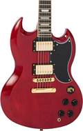 Vintage VS6CG VS6 ReIssued Electric Guitar Cherry Red Gold Hardware
