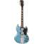 Vintage VS6 with Vibrola Tailpiece Gun Hill Blue Front View