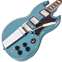 Vintage VS6 with Vibrola Tailpiece Gun Hill Blue Front View