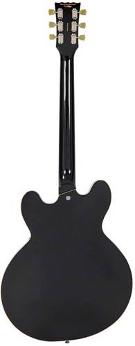 Vintage VSA500B Reissued Semi Acoustic Guitar with Bigsby Boulevard Black Vintage VSA500B Reissued Semi Acoustic Guitar with Bigsby Boulevard Black