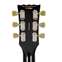 Vintage VSA500B Reissued Semi Acoustic Guitar with Bigsby Boulevard Black Front View