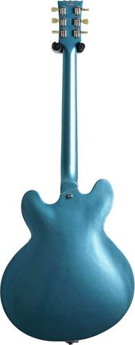 Vintage VSA500B Reissued Semi Acoustic Guitar with Bigsby Gun Hill Blue Vintage VSA500B Reissued Semi Acoustic Guitar with Bigsby Gun Hill Blue