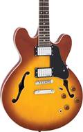 Vintage VSA500HB ReIssued Semi-Acoustic Guitar Honeyburst