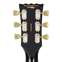 Vintage VSA500P ReIssued Semi Acoustic Guitar - Boulevard Black Front View
