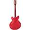 Vintage VSA500P ReIssued Semi Acoustic Guitar Cherry Red Back View