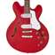 Vintage VSA500P ReIssued Semi Acoustic Guitar Cherry Red Front View