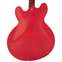 Vintage VSA500P ReIssued Semi Acoustic Guitar Cherry Red Front View