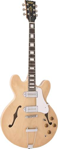 Vintage VSA500P ReIssued Semi Acoustic Guitar Natural Maple Vintage VSA500P ReIssued Semi Acoustic Guitar Natural Maple