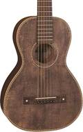 Vintage Viator Paul Brett Electro Acoustic Travel Guitar Antiqued Finish