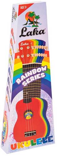 Laka VUS15OR Rainbow Series Ukulele Orange Laka VUS15OR Rainbow Series Ukulele Orange