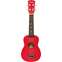 Laka VUS15RD Rainbow Series Ukulele Red Front View