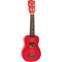 Laka VUS15RD Rainbow Series Ukulele Red Front View