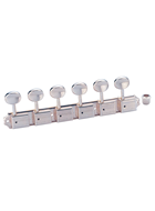 Wilkinson WJ55SCR E-Z Lok Machine Heads 6 on a Strip Chrome