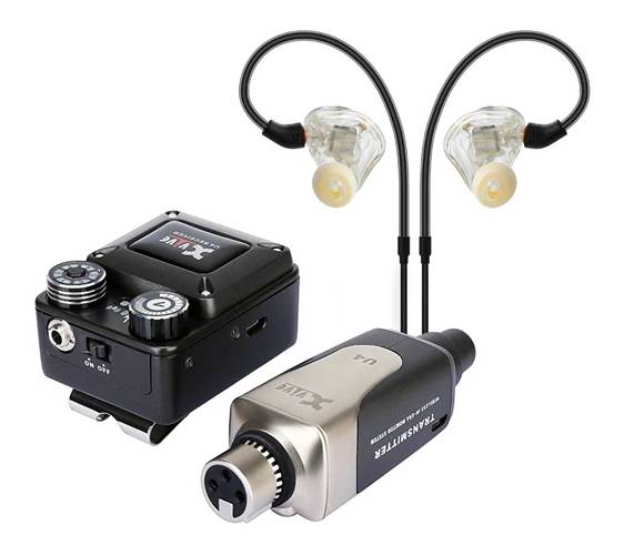 Xvive XU4T9 Wireless In Ear Monitor System Plus In Ear Montors & Case Xvive XU4T9 Wireless In Ear Monitor System Plus In Ear Montors & Case