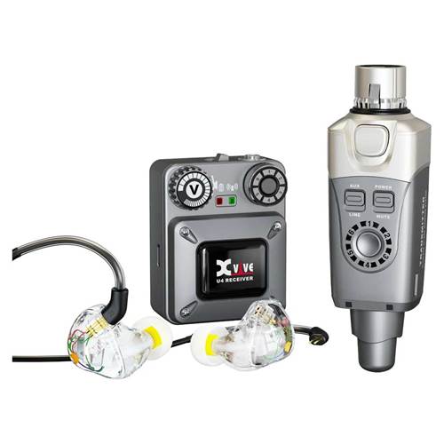 Xvive XU4T9 Wireless In Ear Monitor System Plus In Ear Montors & Case Xvive XU4T9 Wireless In Ear Monitor System Plus In Ear Montors & Case