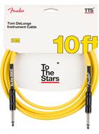 Fender Tom DeLonge 10ft To The Stars Instrument Cable Graffiti Yellow