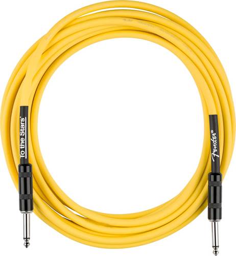 Fender Tom DeLonge 10ft To The Stars Instrument Cable Graffiti Yellow Fender Tom DeLonge 10ft To The Stars Instrument Cable Graffiti Yellow