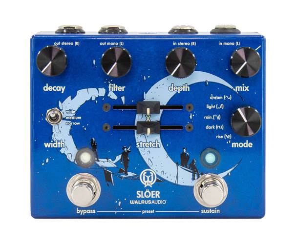 Walrus Audio SLOER Blue Stereo Ambient Reverb