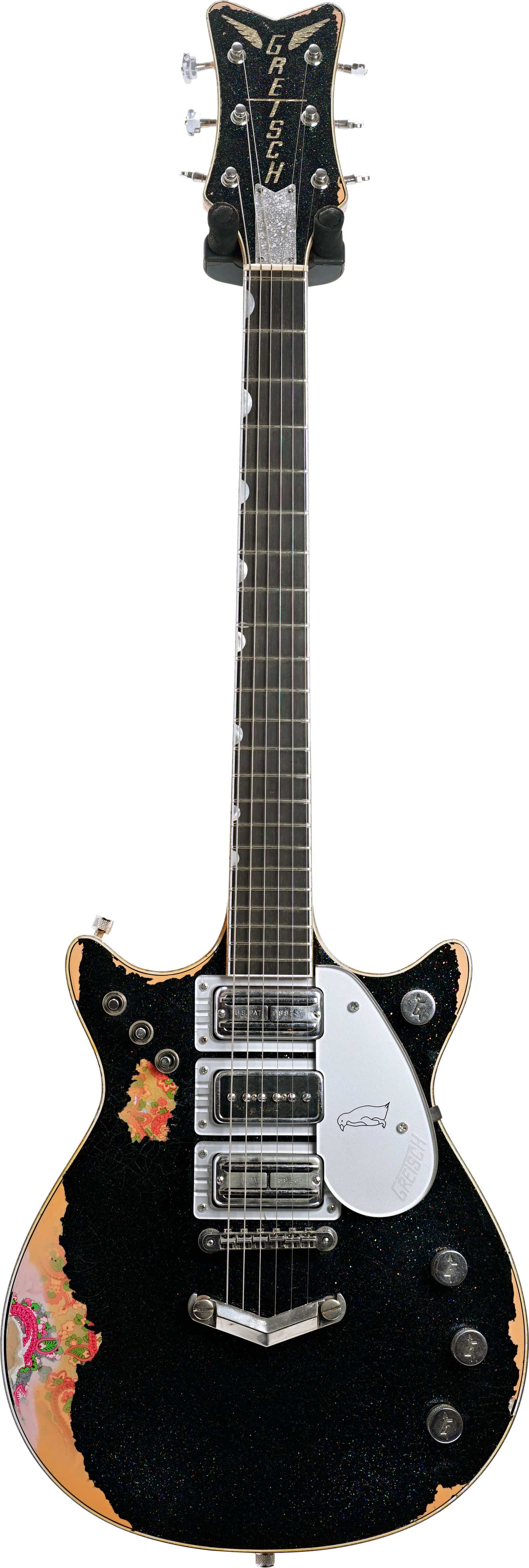 Gretsch Custom Shop G6134-62 Penguin Heavy Relic Holoflake Paisley Masterbuilt Chad Henrichsen #UC23032449