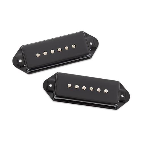 Seymour Duncan P90 Silencer Vintage Set Black Dog Ear Seymour Duncan P90 Silencer Vintage Set Black Dog Ear