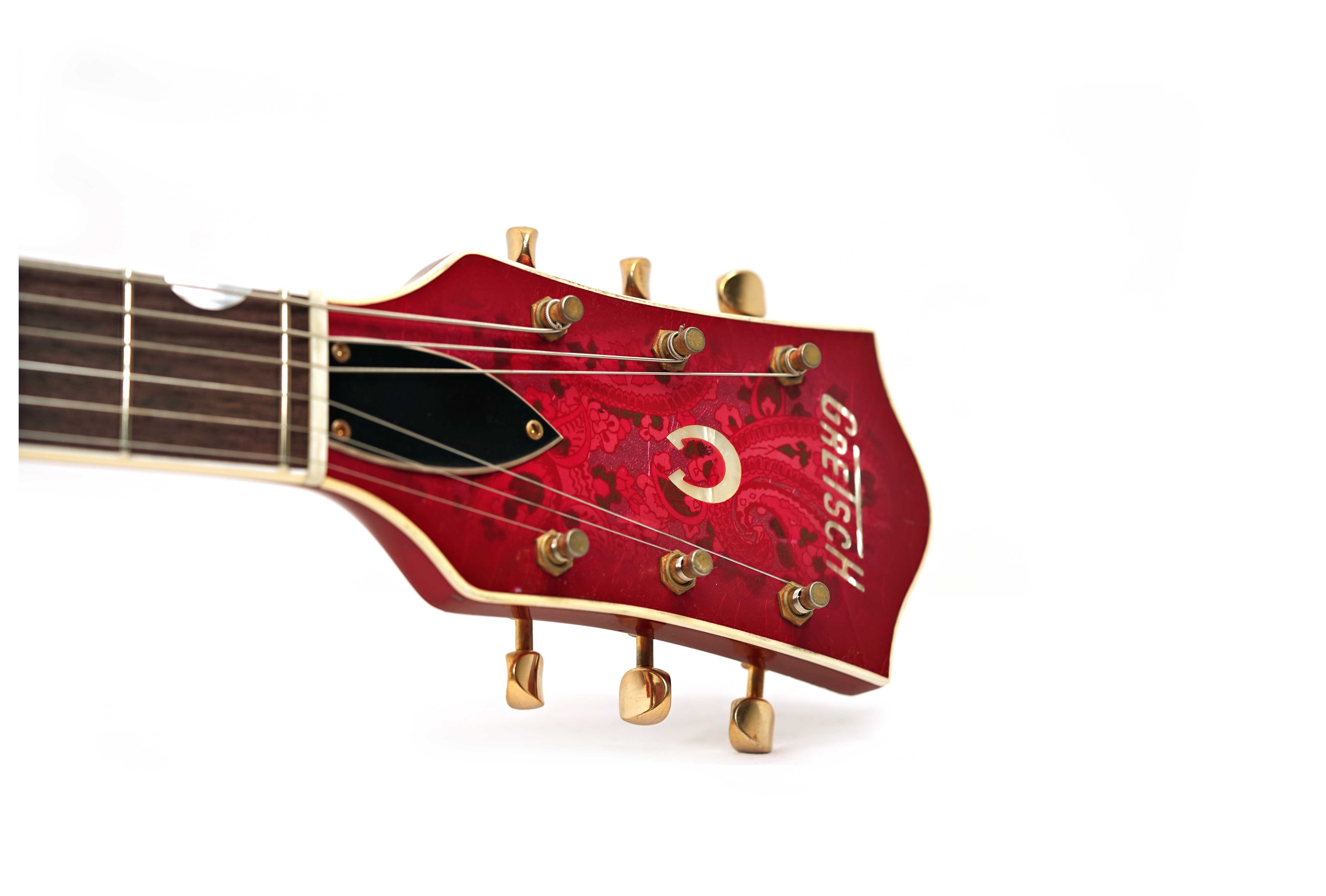 Gretsch Custom Shop G6120-59 Paisley Wild Cherry Burst MBG #UC26033994