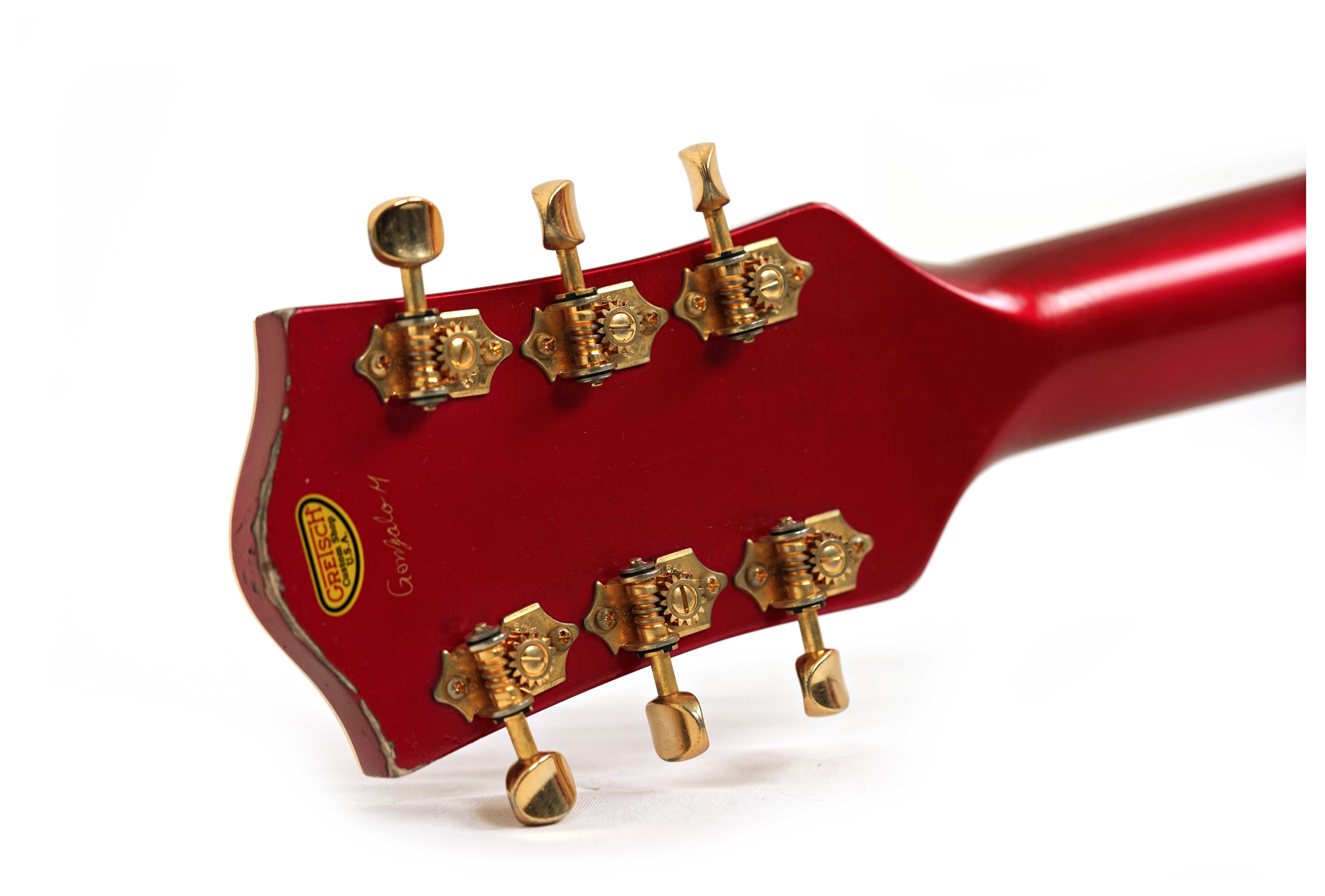 Gretsch Custom Shop G6120-59 Paisley Wild Cherry Burst MBG #UC26033994