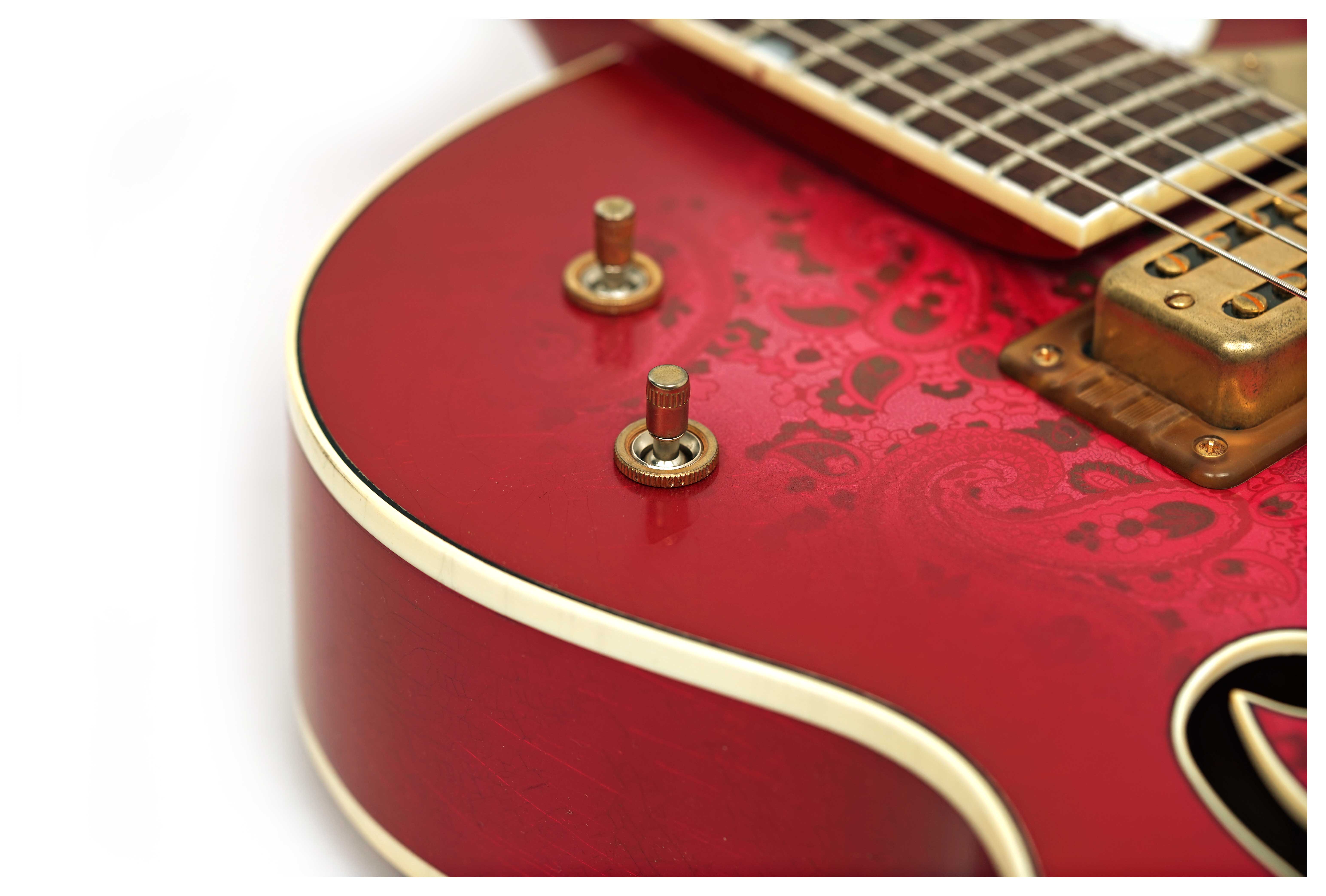 Gretsch Custom Shop G6120-59 Paisley Wild Cherry Burst MBG #UC26033994