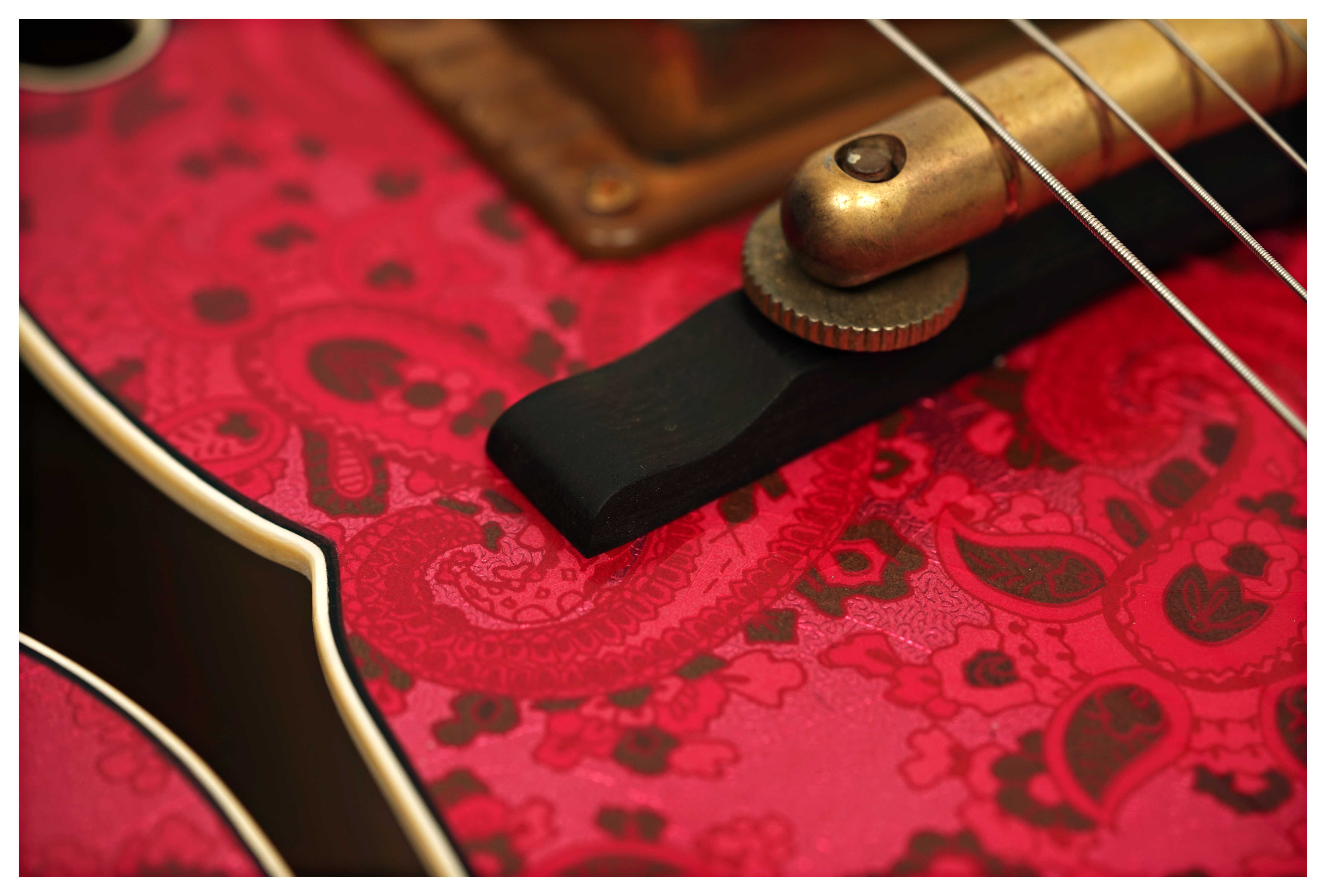 Gretsch Custom Shop G6120-59 Paisley Wild Cherry Burst MBG #UC26033994