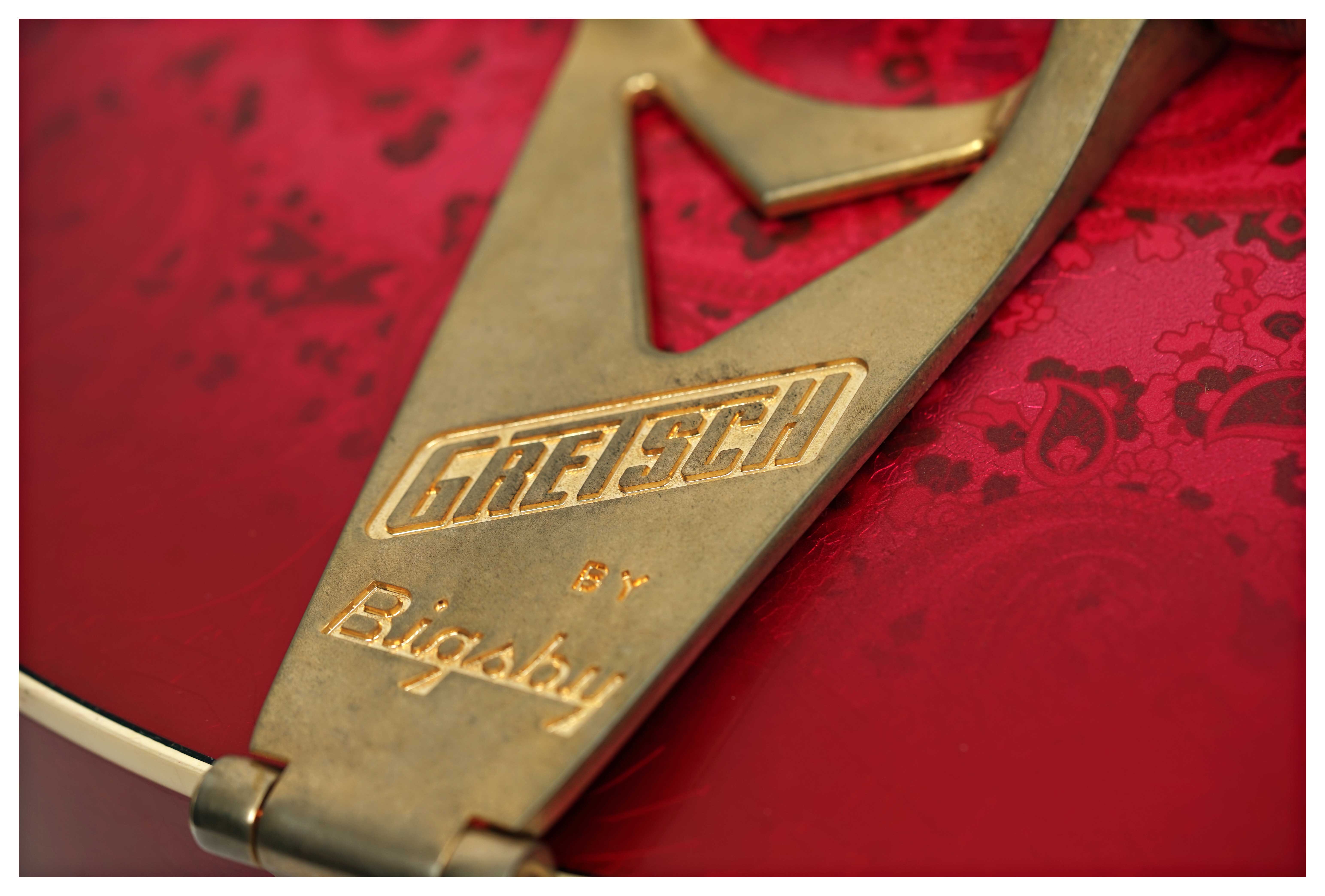 Gretsch Custom Shop G6120-59 Paisley Wild Cherry Burst MBG #UC26033994