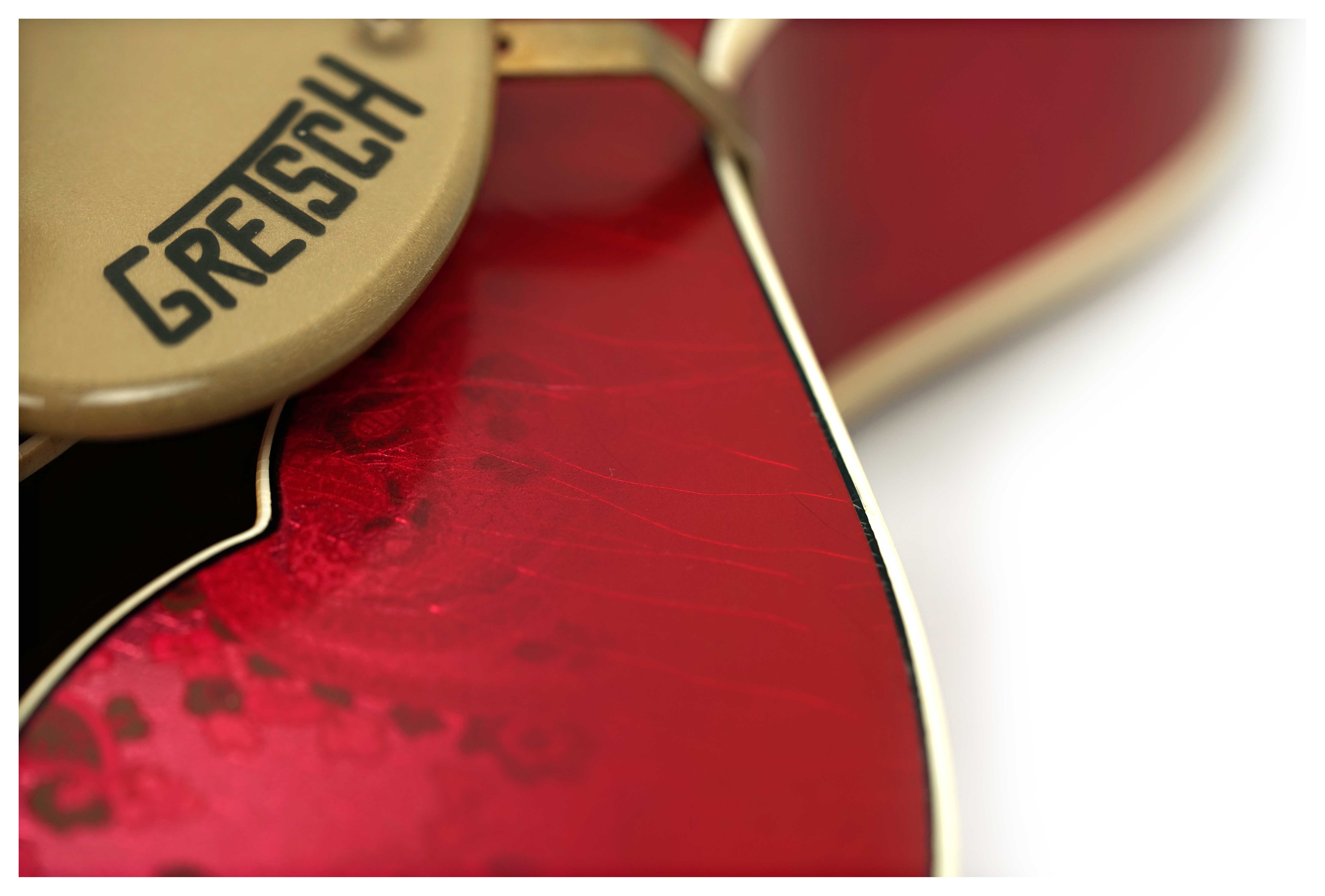 Gretsch Custom Shop G6120-59 Paisley Wild Cherry Burst MBG #UC26033994