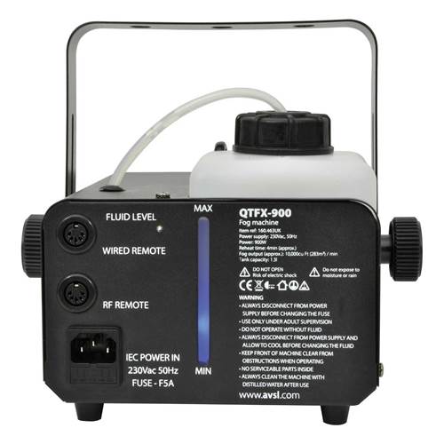 QTX QTFX-900: Fog Machine 900W QTX QTFX-900: Fog Machine 900W