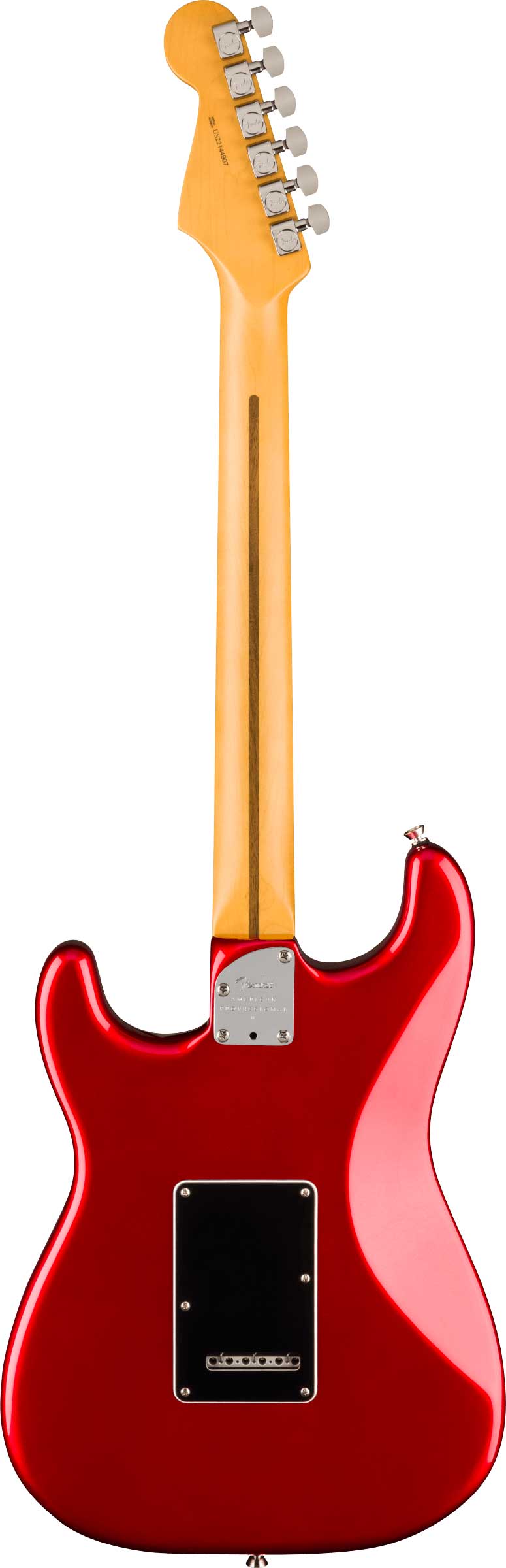 Fender Limited Edition American Professional II Stratocaster Ebony Fingerboard with Black Headstock Candy Apple Red