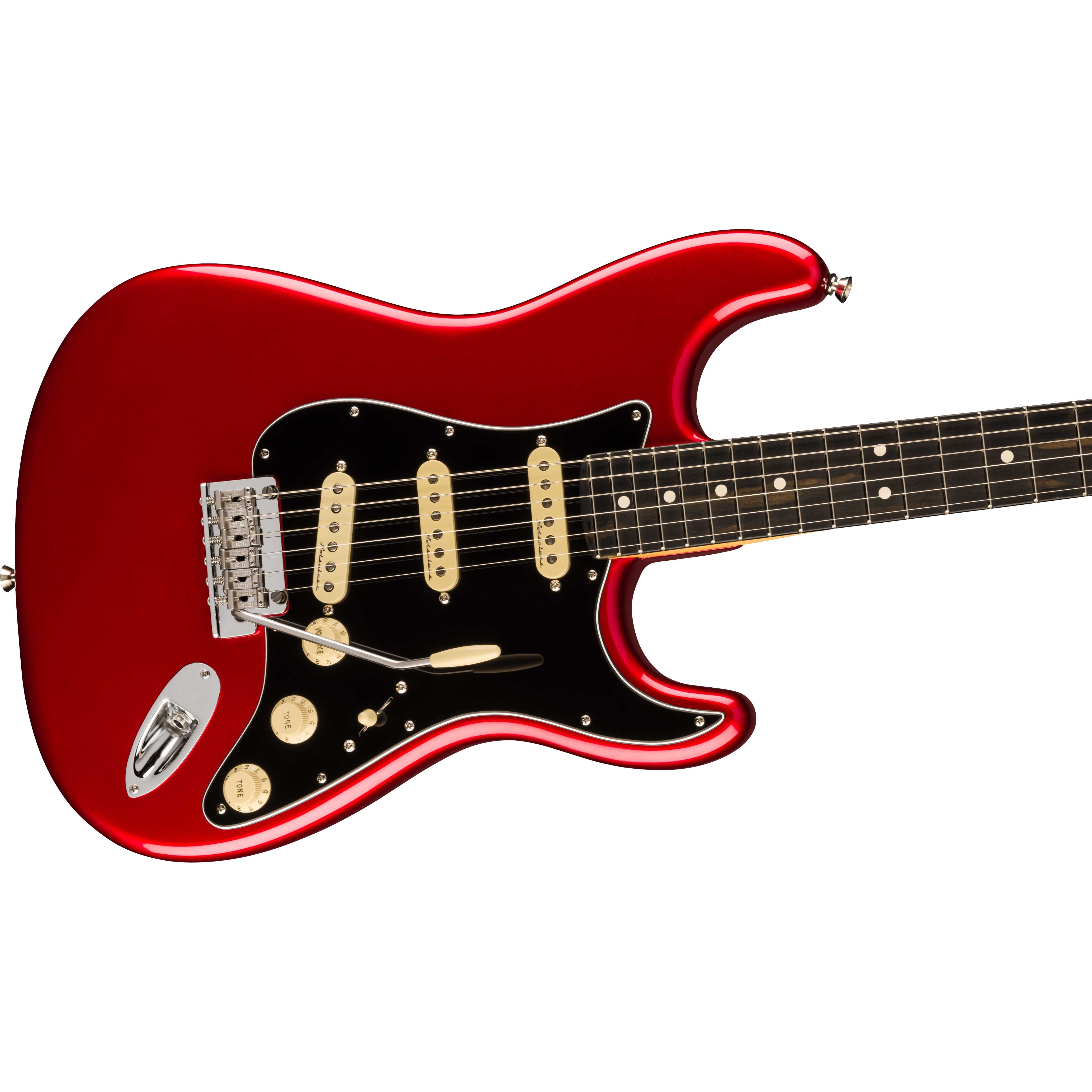 Fender Limited Edition American Professional II Stratocaster Ebony Fingerboard with Black Headstock Candy Apple Red