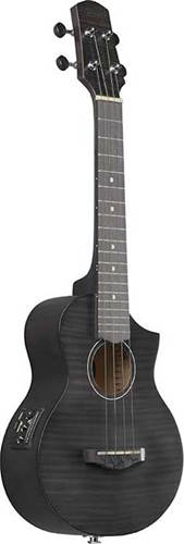 Ibanez UEW12E EW Tenor Ukulele Black Ice Flat Ibanez UEW12E EW Tenor Ukulele Black Ice Flat