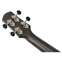 Ibanez UEW12E EW Tenor Ukulele Black Ice Flat Front View