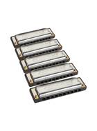 Hohner Rocket Harmonica 5-Pack (C - G - A - D - Bb-Major)