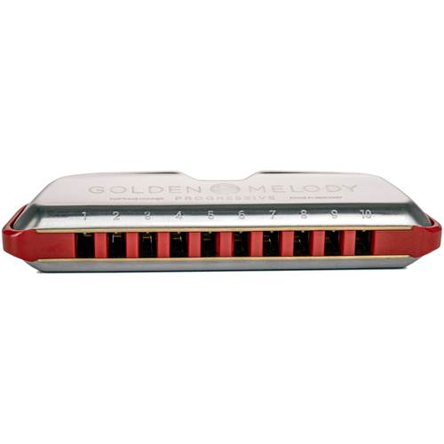 Hohner Golden Melody Progressive Harmonica Bb-Major Hohner Golden Melody Progressive Harmonica Bb-Major
