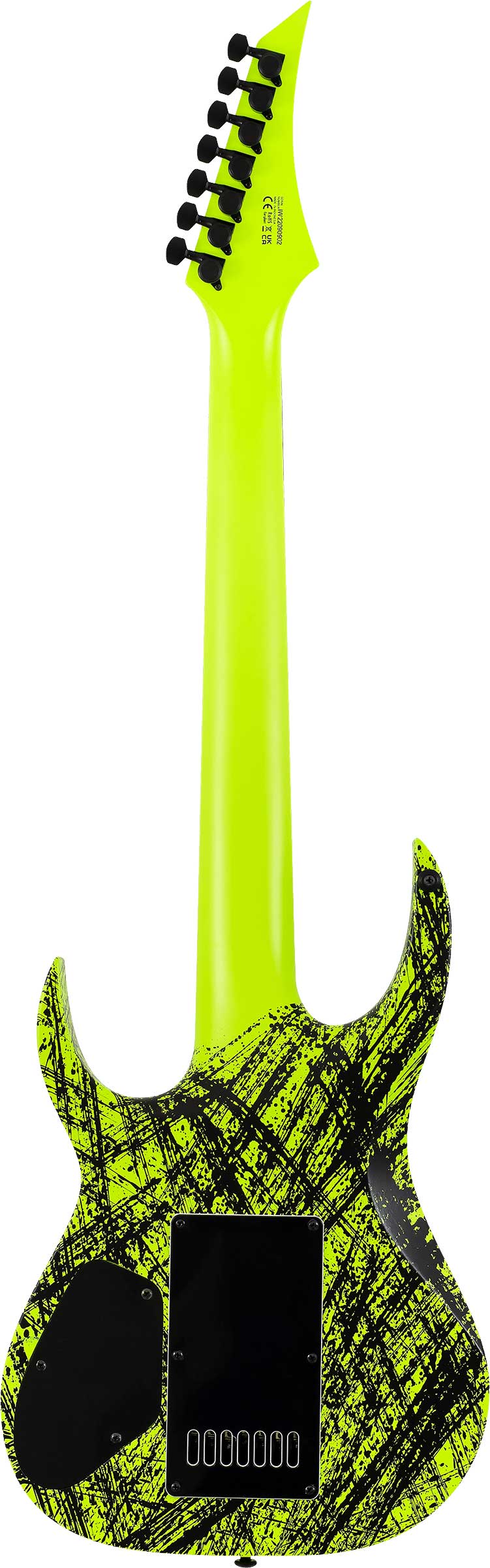 Solar Guitars A1.7LN Canibalismo+ Lemon Neon Matte